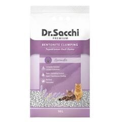 Dr.Sacchi Lavanta Kokulu Bentonit Kedi Kumu 10 Lt
