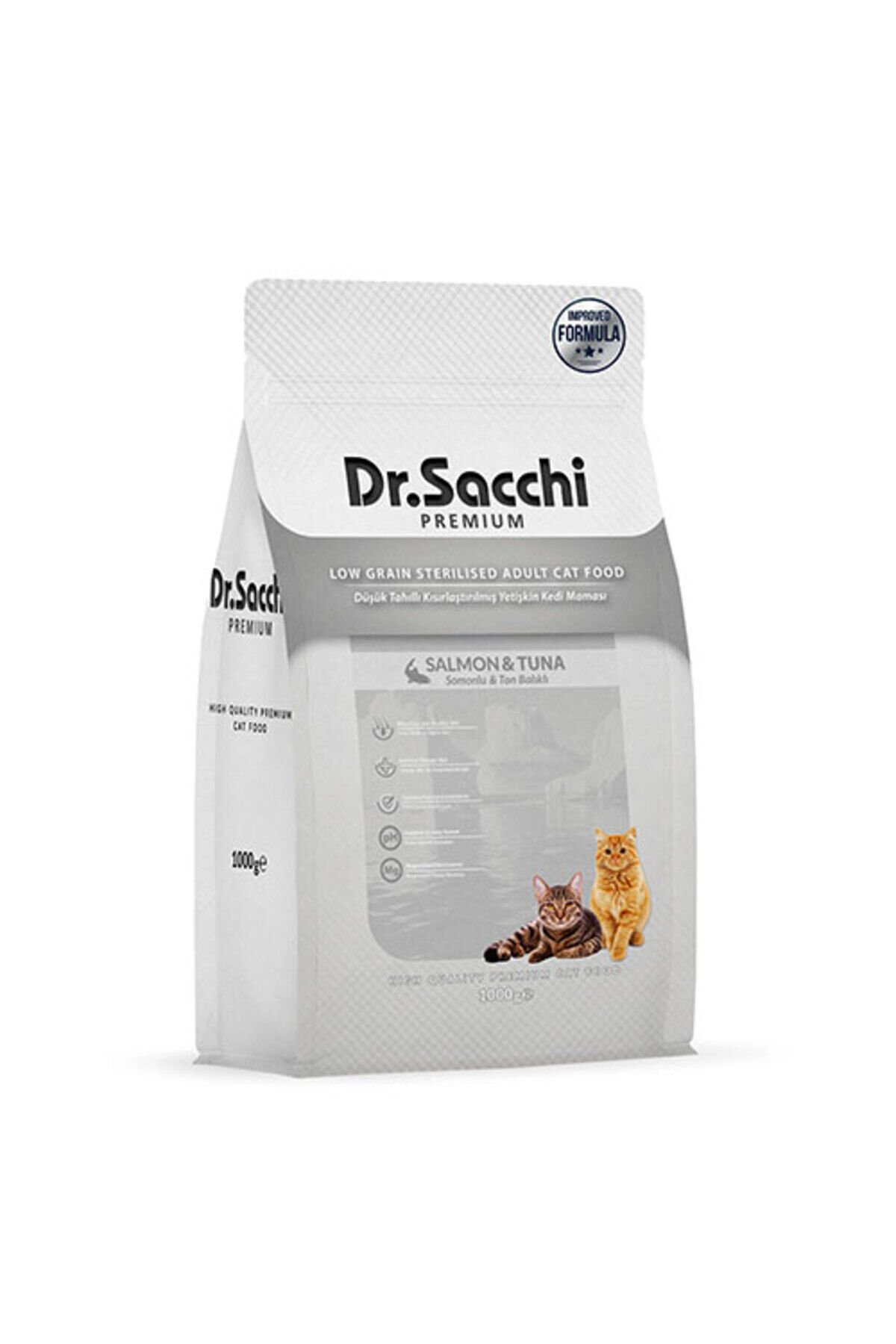 DR. SACCHİ DŞK TAHILLI KISIRLAŞTIRILMIŞ KEDİ 1 KG
