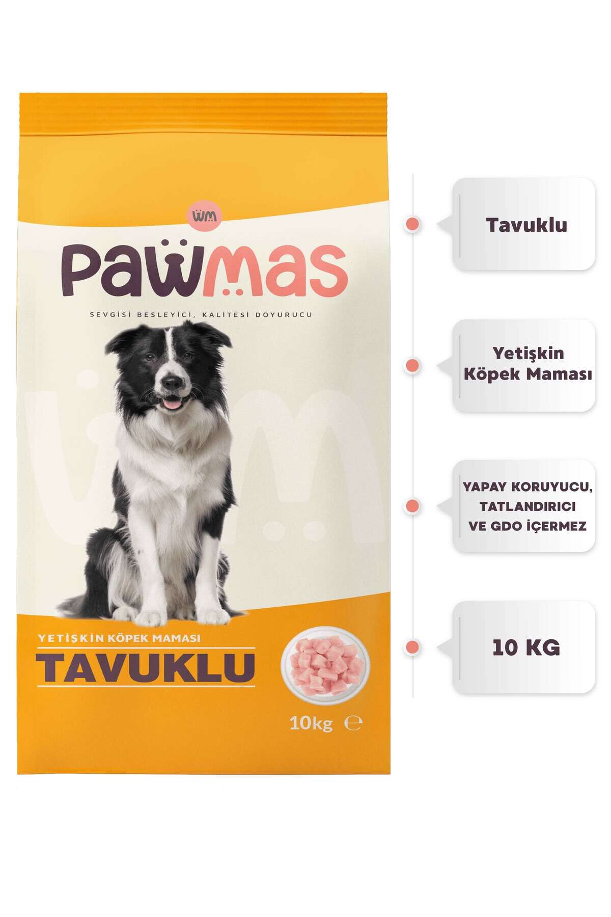 Pawmas Chicken Adult Dog Food 10 Kg