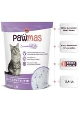 Наполнитель для кошачьего туалета Pawmas Silica Lavender 3,4 л