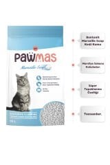 Мыло Pawmas Marseille с ароматом бентонита для кошачьих туалетов 10 л