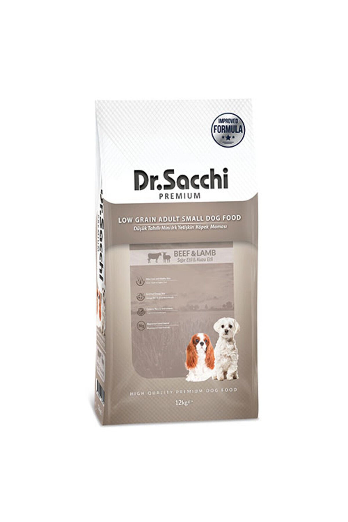 Dr.Sacchi Premium Low Grain Adult Small Dog Food 12 kg