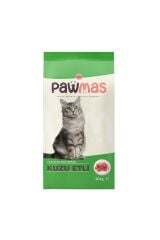 PAWMAS YETİŞKİN KEDİ MAMASI KUZU ETLİ 10 KG